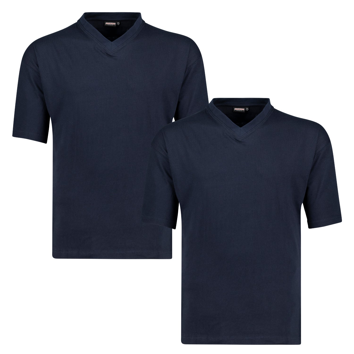 MAVERICK T-Shirt V-Ausschnitt Comfort Fit 2er Pack